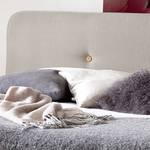 Gestoffeerd bed Jolin geweven stof - Beige - 160 x 200cm