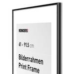 Bilderrahmen Fartura Kunststoff - 61 x 91,5 cm - Schwarz