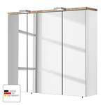 Armoire de toilette Quickset 931 Avec éclairage  - Blanc / Imitation chêne - Largeur : 80 cm