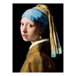 Tableau déco Jan Vermeer I Papier / MDF - Multicolore