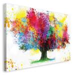 Tableau déco Tree of Life Papier / MDF - Multicolore