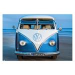 Tableau déco combi Volkswagen par B. Ray Papier / MDF - Bleu