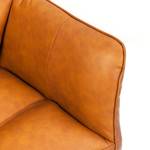 Banquette Thinktank Imitation cuir / Acier - Cognac / Noir