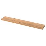 Mensola Tenabo Vero legno impiallacciato - rovere nodato - Larghezza: 120 cm