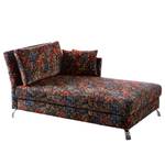 Chaise longue Hillarys IV fluweel - Breedte: 101 cm - Armleuning vooraanzicht links