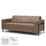 Sofa Underwood (2,5-Sitzer) Antiklederlook - Muskat