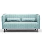 Sofa Gatton (3-Sitzer) Webstoff - Eisblau