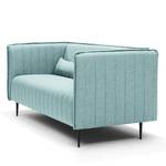 Sofa Gatton (3-Sitzer) Webstoff - Eisblau