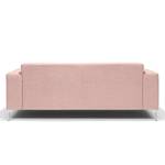 Sofa Stunz (2,5-Sitzer) Webstoff - Babyrosa