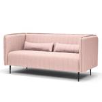 Sofa Gatton (3-Sitzer) Webstoff - Babyrosa