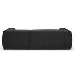 Ecksofa Tangua Webstoff - Anthrazit - Longchair davorstehend rechts