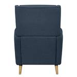 Fauteuil bergère Boddin Tissu - Tissu Nims: Bleu jean