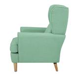 Fauteuil bergère Boddin Tissu - Tissu Nims: Gris menthe