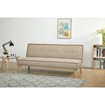 Divano letto Tournon Tessuto - Beige