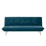 Schlafsofa Timbo Samt - Marineblau