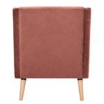 Fauteuil Buxin I Velours - Mauve