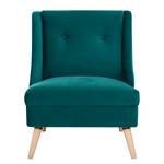 Fauteuil Buxin I fluweel - Turquoise