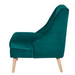 Fauteuil Buxin I fluweel - Turquoise