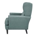 Fauteuil bergère Boddin Tissu - Tissu Nims: Bleu gris