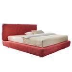 Boxspring Crush geweven stof - Rood - 180 x 200cm - Tweepersoonsmatras H2/H3