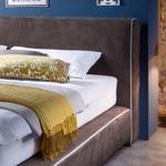 Boxspring Cosy geweven stof - Espressokleurig - H2 zacht