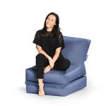 Fauteuil de jardin Twist Polyacrylique - Bleu