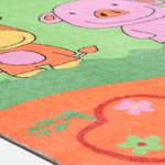 Kindervloerkleed Mamba Animals geweven stof - groen/oranje - 90 x 160 cm
