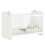 Babybed Celeste wit/grijs