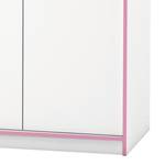 Kledingkast Switch wit/blauw/roze - Wit