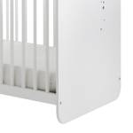 Babybed Poussiere d'etoiles wit/grijs - Wit