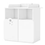 Verschoningscommode Celeste wit/grijs