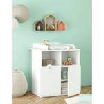 Verschoningscommode Celeste wit/grijs