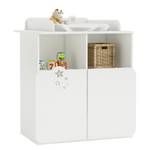 Verschoningscommode Celeste wit/grijs