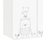 Armoire Bear Blanc / Gris