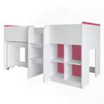 Combi-kinderbed Reverso wit/blauw/roze