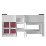 Combi-kinderbed Reverso wit/blauw/roze