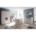 Armoire enfant Cuby Blanc / Beige