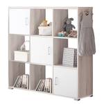 Standregal Cuby Weiß / Beige