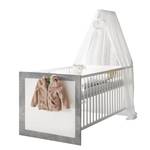 Set di mobili per neonato Timo (3) Grigio / Bianco