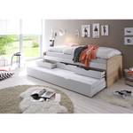 Letto Nessi Bianco - Materiale a base lignea - 96 x 64 x 206 cm