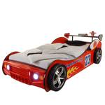 Letto a forma di auto Energy Rosso - Materiale a base lignea - 105 x 60 x 225 cm