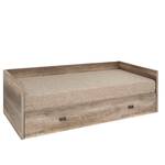 Kinderbett Malcom II Beige - Braun - Holzwerkstoff - 203 x 61 x 154 cm