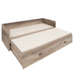 Kinderbett Malcom II Beige - Braun - Holzwerkstoff - 203 x 61 x 154 cm