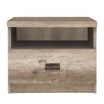 Table de chevet Malcom Beige - Marron - Bois manufacturé - 50 x 42 x 40 cm