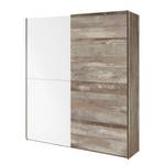 Armoire enfant Victoria Gris - Blanc - Bois manufacturé - 170 x 195 x 62 cm