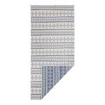 Tapis de couloir int. / ext. Madeira Tissu - Bleu - 80 x 350 cm