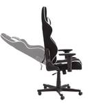 Chaise gamer DX-Racer R3 Tissu mesh / Imitation cuir - Noir / Blanc