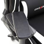 Chaise gamer DX-Racer R3 Tissu mesh / Imitation cuir - Noir / Blanc