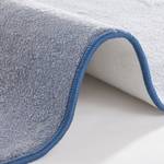 Laagpolig vloerkleed Bare Geweven stof - Blauw - 80 x 150 cm