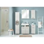 Armoire de toilette Quickset 936 I - Éclairage inclus - Imitation chêne blanc / Chrome